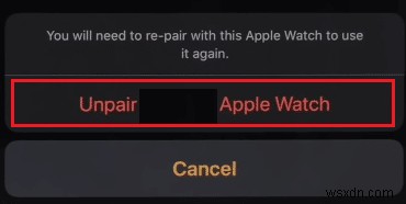 วิธีลบ Apple ID ออกจาก Apple Watch