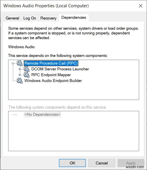 วิธีแก้ไขบริการเสียงที่ไม่ตอบสนองใน Windows 10 