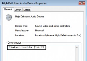 แก้ไขอุปกรณ์นี้ไม่สามารถเริ่มรหัส 10 ข้อผิดพลาด 