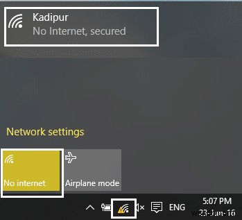 แก้ไขการเข้าถึงที่ จำกัด หรือไม่มีการเชื่อมต่อ WiFi บน Windows 10 