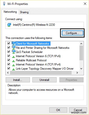 แก้ไขการเข้าถึงที่ จำกัด หรือไม่มีการเชื่อมต่อ WiFi บน Windows 10 