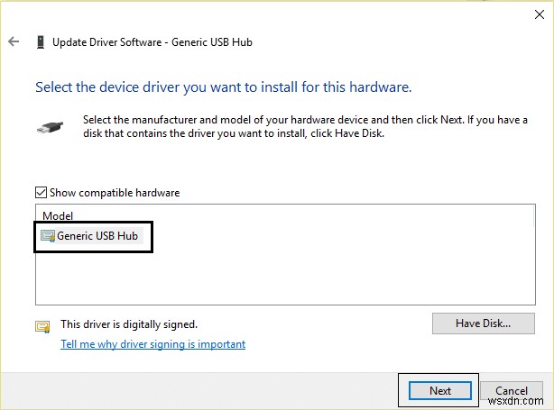 แก้ไขความล้มเหลวของตัวอธิบายอุปกรณ์ USB ใน Windows 10