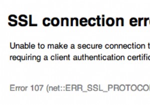 แก้ไขข้อผิดพลาด 107 (net::ERR_SSL_PROTOCOL_ERROR) 