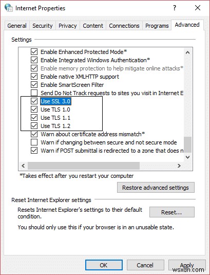 แก้ไขข้อผิดพลาด 107 (net::ERR_SSL_PROTOCOL_ERROR) 