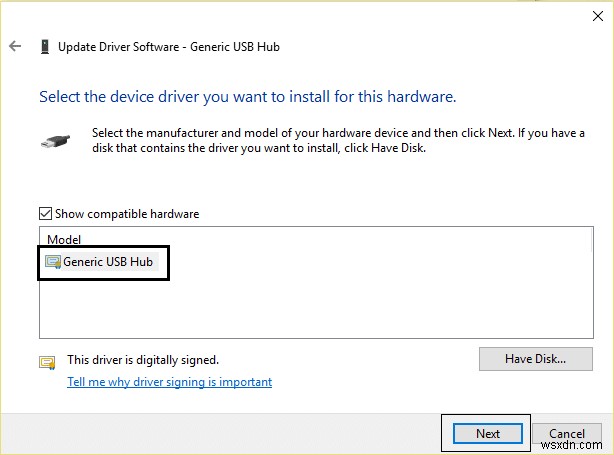 แก้ไขอุปกรณ์ USB ที่ Windows 10 . ไม่รู้จัก 