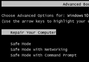 วิธีเปิดใช้งานตัวเลือกการบูตขั้นสูงแบบเดิมใน Windows 10 
