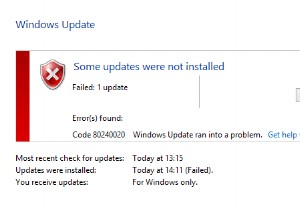 แก้ไข Windows 10 ไม่สามารถติดตั้งรหัสข้อผิดพลาด 80240020 