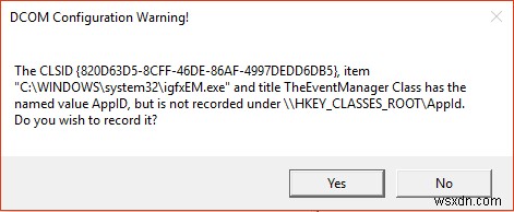 แก้ไขข้อผิดพลาด Class Not Registered ใน Windows 10 