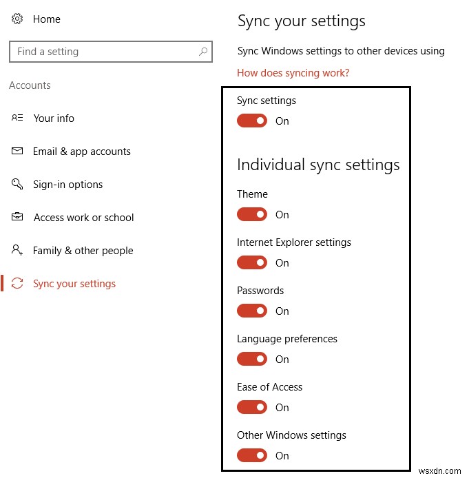 แก้ไข บัญชี Microsoft ของคุณไม่ได้เปลี่ยนเป็นบัญชีท้องถิ่น 0x80070003 