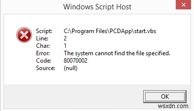 แก้ไขข้อผิดพลาด Windows Script Host ในการเริ่มต้น Windows 10 