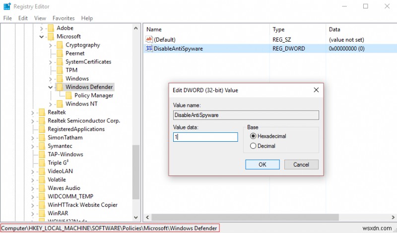 การใช้งาน CPU สูงของบริการ Antimalware [แก้ไขแล้ว] 