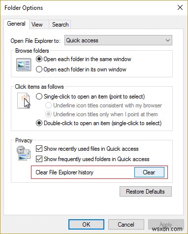 Fix File Explorer จะไม่เปิดใน Windows 10 