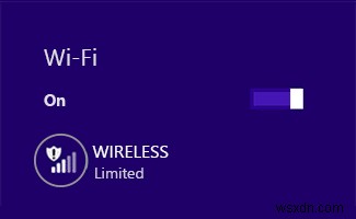 ปัญหาการเชื่อมต่อ WiFi จำกัด [แก้ไขแล้ว] 