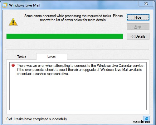 แก้ไข Windows Live Mail ไม่เริ่มทำงาน 