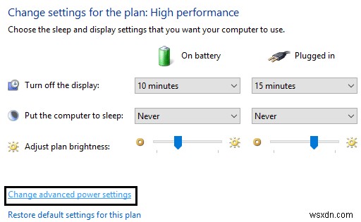 แก้ไข Windows 10 Sleeps หลังจากไม่มีการใช้งานไม่กี่นาที 