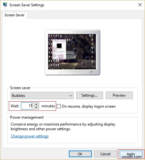 แก้ไข Windows 10 Sleeps หลังจากไม่มีการใช้งานไม่กี่นาที 