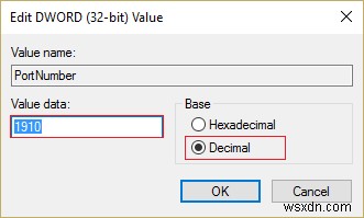 เปลี่ยนพอร์ตการฟังสำหรับ Remote Desktop 