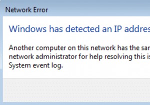 แก้ไข Windows ตรวจพบข้อขัดแย้งที่อยู่ IP 