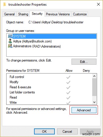 กู้คืน TrustedInstaller เป็นเจ้าของไฟล์ใน Windows 10 