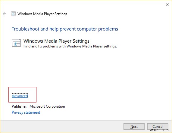 แก้ไข Windows Media จะไม่เล่นไฟล์เพลง Windows 10 