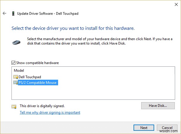 ทัชแพดไม่ทำงานใน Windows 10 [แก้ไขแล้ว]