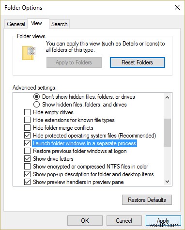 แก้ไขปัญหาการขัดข้องของ File Explorer ใน Windows 10 