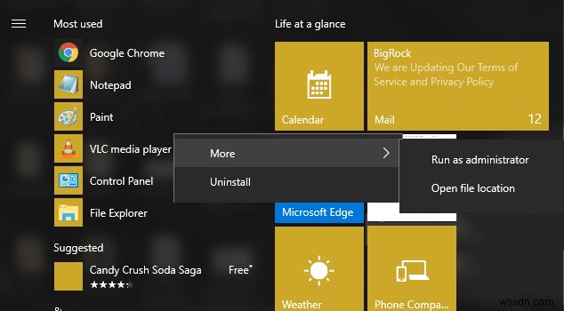 แก้ไข Pin to Taskbar ที่หายไปใน Windows 10 