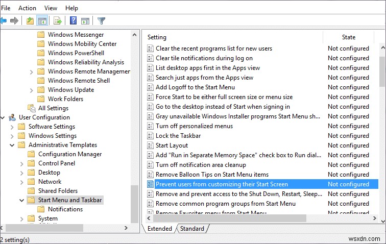 ตัวเลือก Pin to Start Menu หายไปใน Windows 10 [แก้ไขแล้ว] 