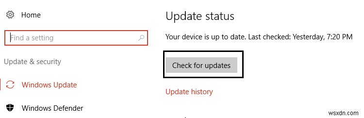 แก้ไขข้อผิดพลาด Windows Update 0x80246002 