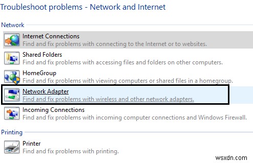 แก้ไข Windows ไม่สามารถเชื่อมต่อกับเครือข่ายนี้ Error 