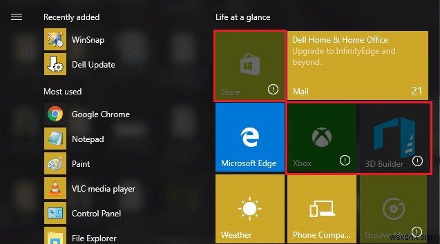 แอพ Fix เป็นสีเทาใน Windows 10 