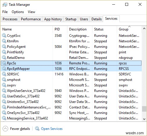 แก้ไขการใช้งาน CPU สูงโดย svchost.exe (netsvcs) 