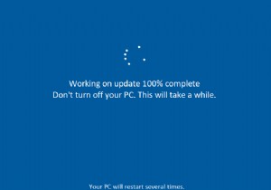 แก้ไขการทำงานกับการอัปเดตเสร็จสมบูรณ์ 100% อย่าปิดเครื่องคอมพิวเตอร์ 