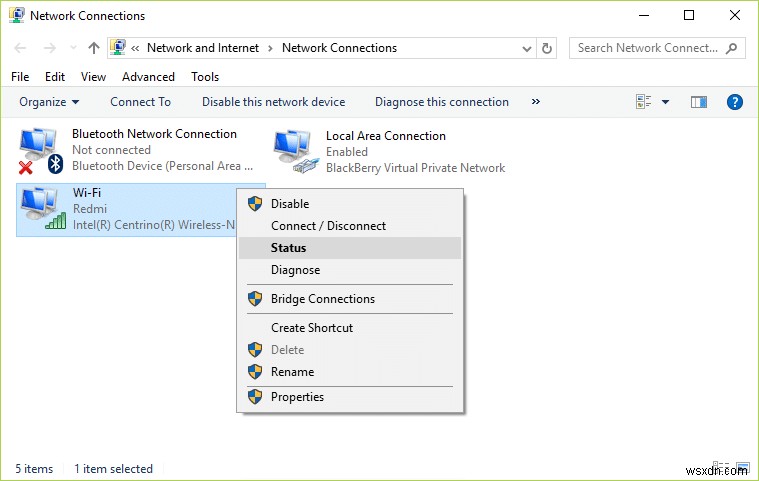 ค้นหารหัสผ่าน WiFi ที่ลืมใน Windows 10 