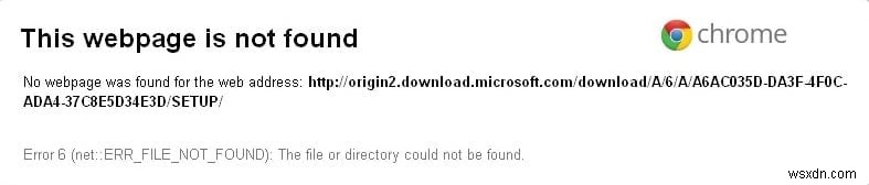 แก้ไขข้อผิดพลาดของ Google Chrome 6 (net::ERR_FILE_NOT_FOUND) 