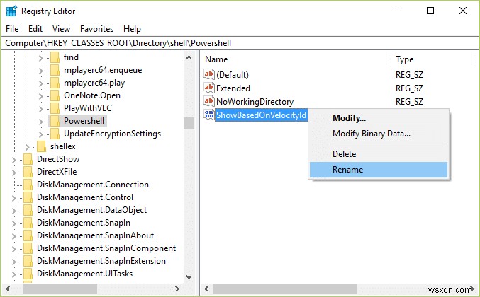 แทนที่ PowerShell ด้วย Command Prompt ในเมนูบริบทใน Windows 10 