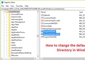 วิธีการเปลี่ยนไดเร็กทอรีการติดตั้งเริ่มต้นใน Windows 10