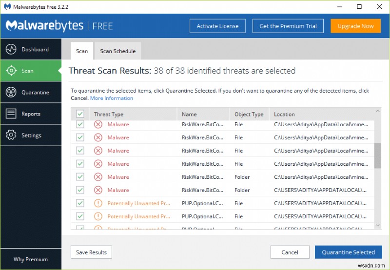 วิธีใช้ Malwarebytes Anti-Malware เพื่อลบ Malware 