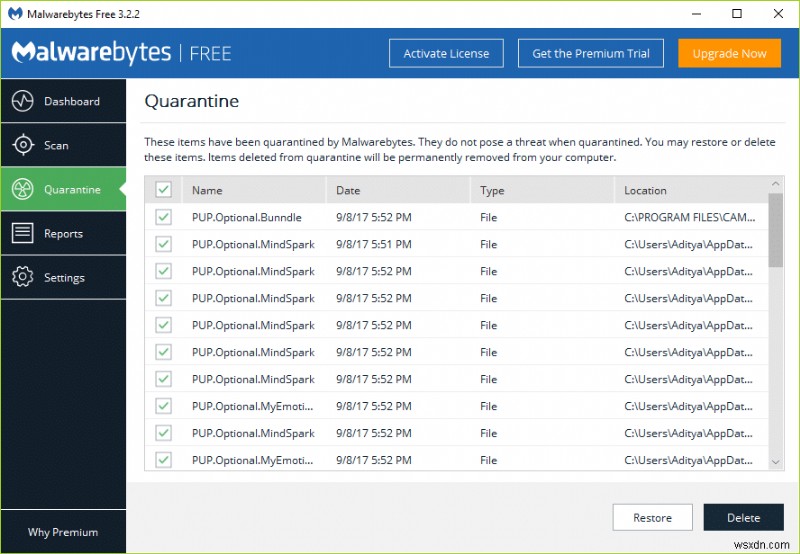 วิธีใช้ Malwarebytes Anti-Malware เพื่อลบ Malware 