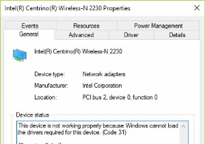 แก้ไข Network Adapter Error Code 31 ใน Device Manager 