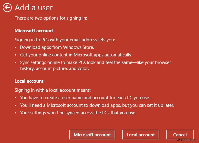 แก้ไขข้อผิดพลาดบางอย่างขณะสร้างบัญชีใน Windows 10 
