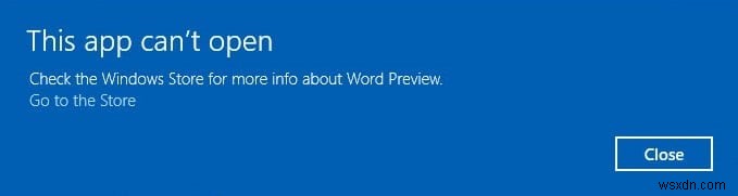 แก้ไขแอปนี้ไม่สามารถเปิดได้ใน Windows 10 