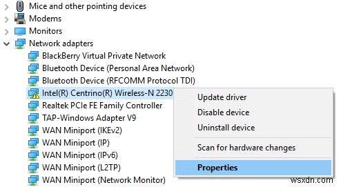 แก้ไขไม่สามารถติดตั้ง Network Adapter Error Code 28 