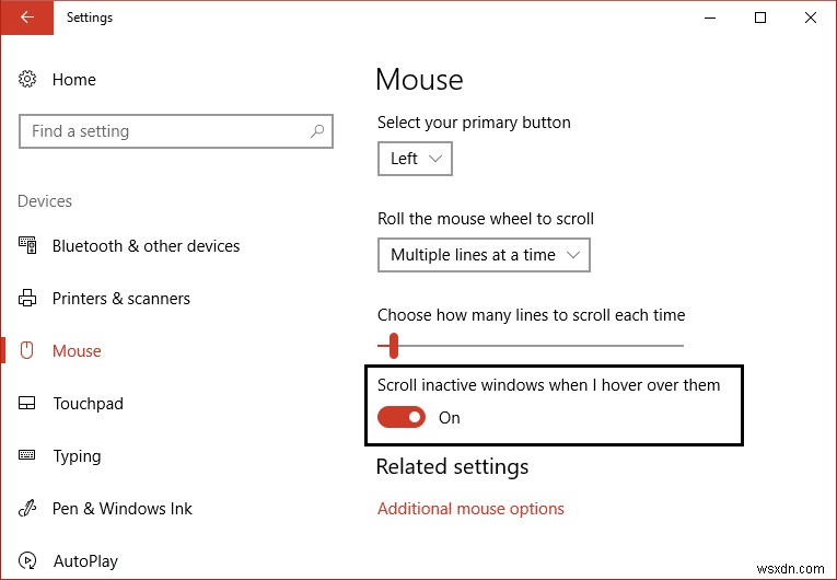 แก้ไข Mouse Scroll ไม่ทำงานใน Start Menu บน Windows 10 