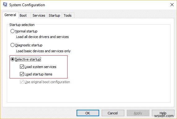 แก้ไข MSCONFIG จะไม่บันทึกการเปลี่ยนแปลงใน Windows 10