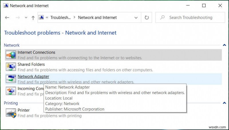 แก้ไขไอคอน WiFi ที่หายไปจากแถบงานใน Windows 10 