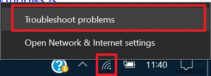 แก้ไขไอคอน WiFi ที่หายไปจากแถบงานใน Windows 10 