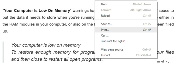 [แก้ไขแล้ว] Microsoft Print เป็น PDF ไม่ทำงาน 