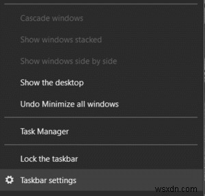 แก้ไขทาสก์บาร์ของ Windows 10 จะไม่ซ่อนอัตโนมัติ 