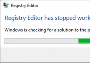 แก้ไข Registry Editor หยุดทำงาน 
